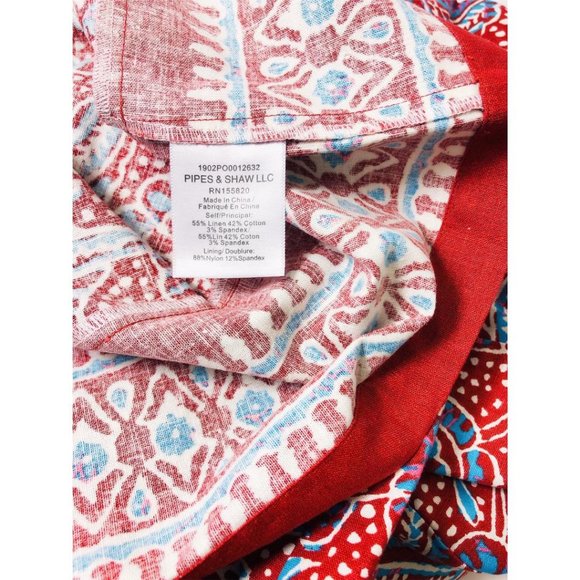 Sold VERONICA BEARD Strapless Floral Print Dress - Picture 7 of 8